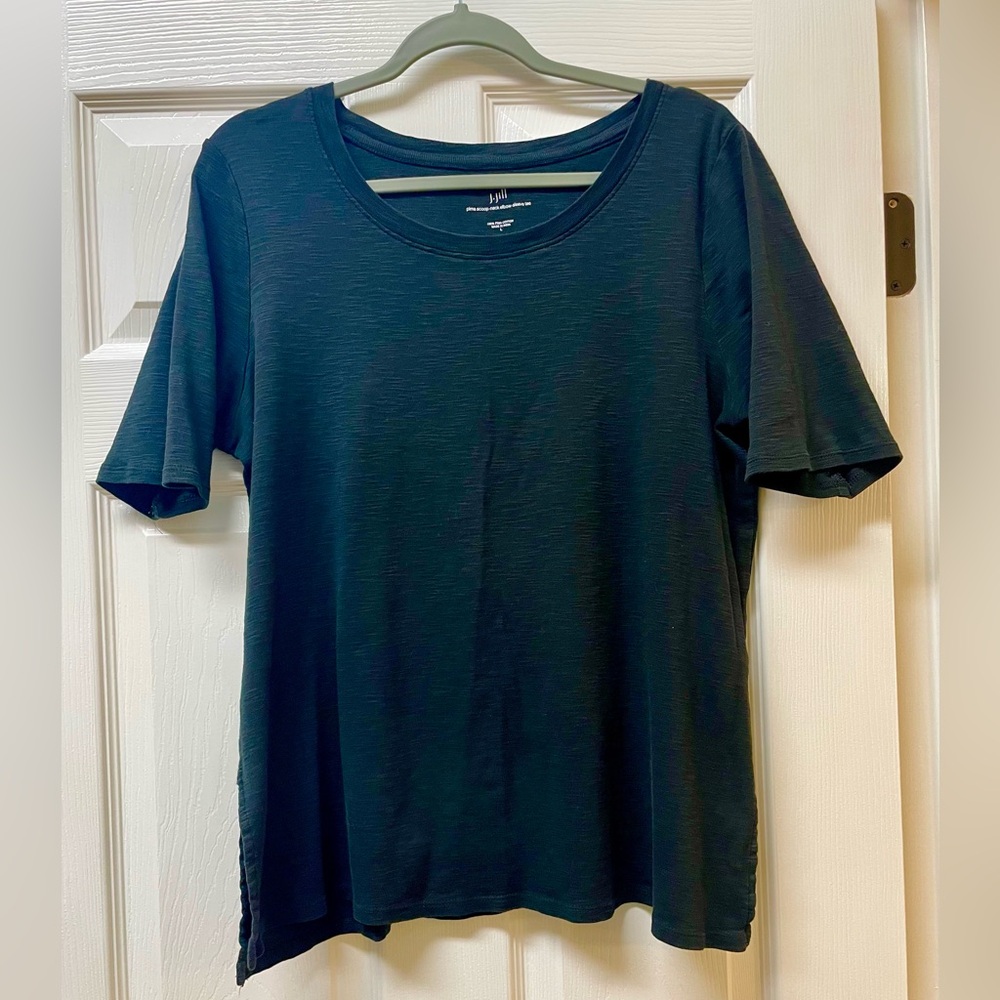 J Jill scoop neck Pima cotton shirt